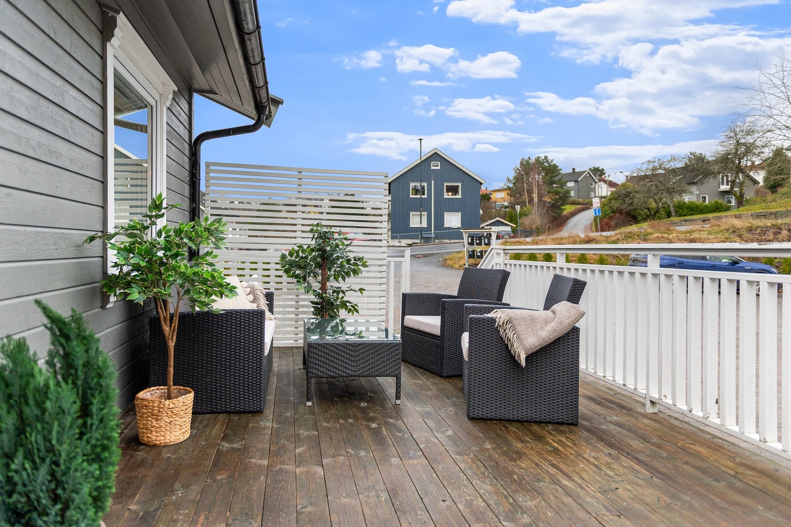 Skjermet og solrikt. Galleribilde