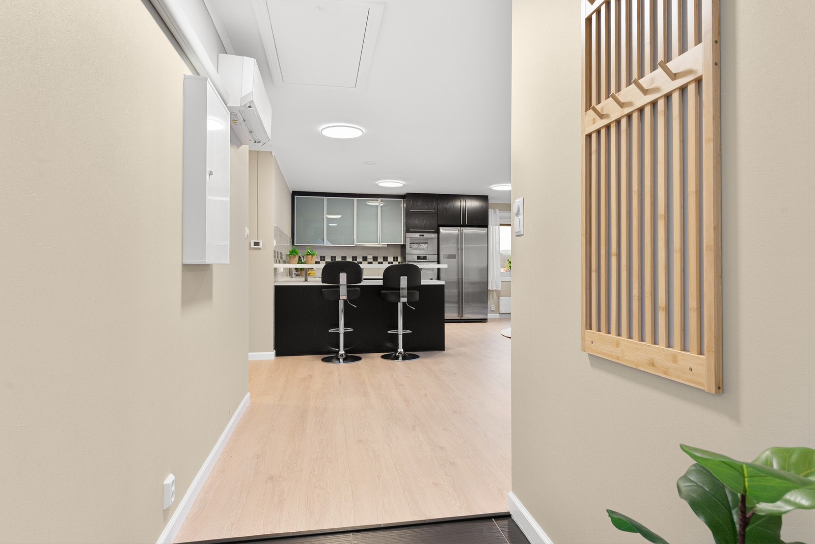 Det er luft til luft varmepumpe. Galleribilde