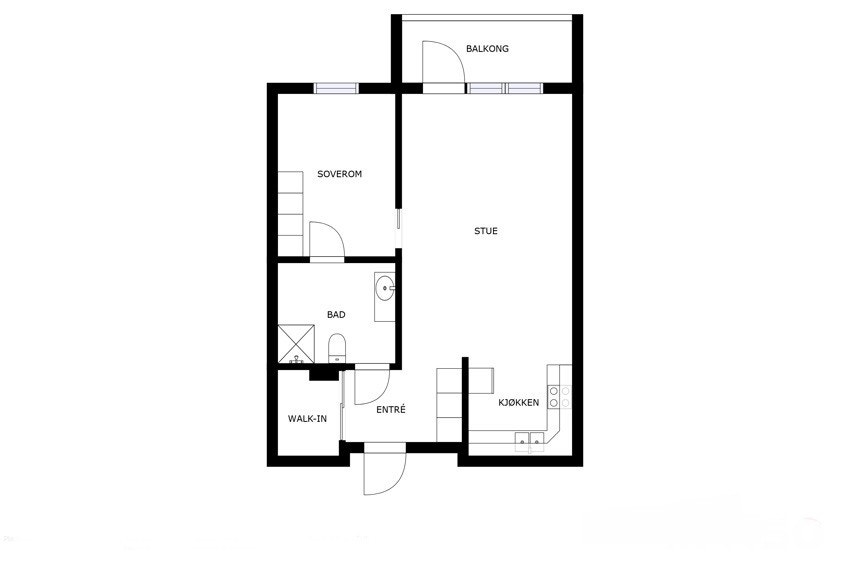 Plantegning Galleribilde