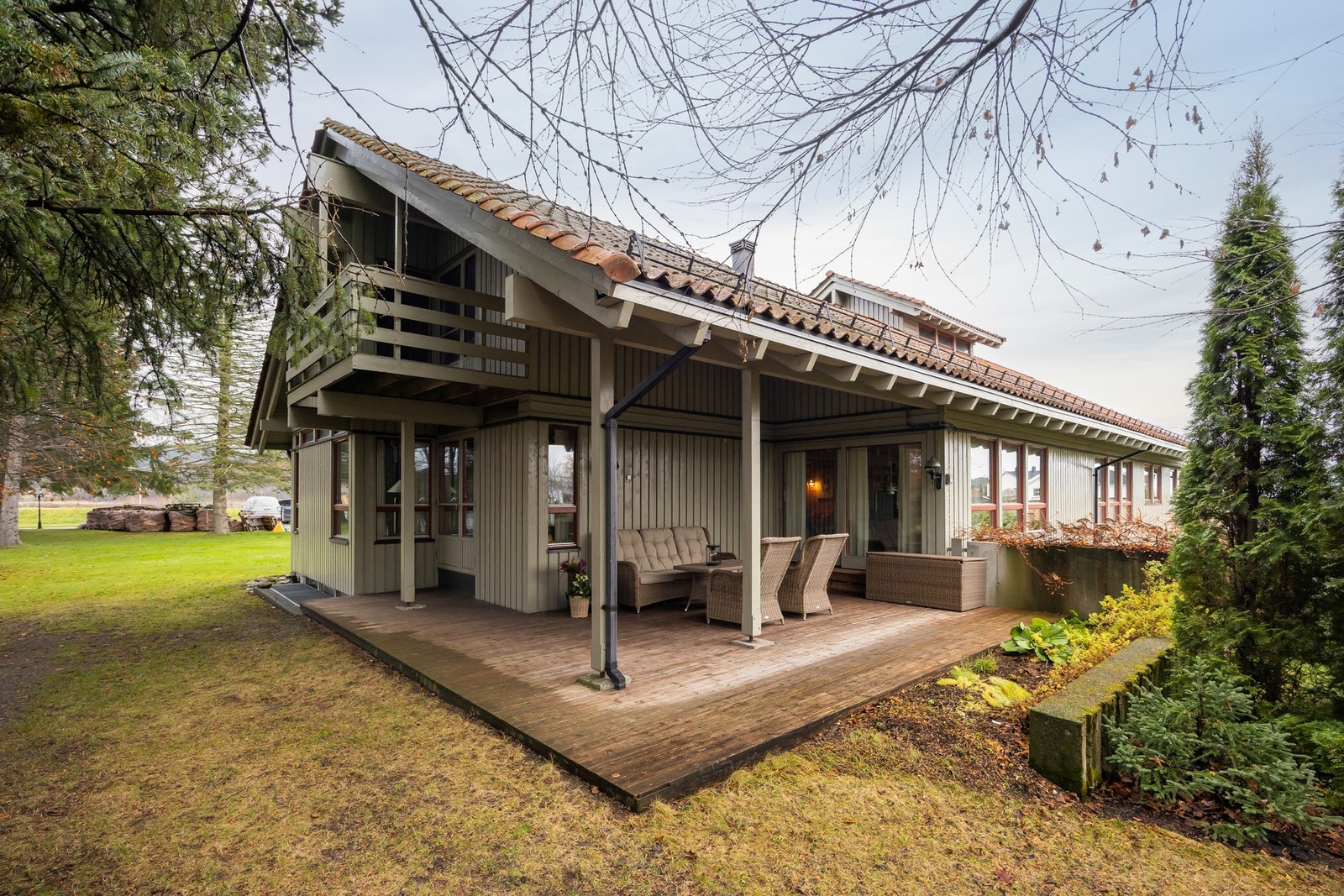 Fleste uteområder ligger skjermet fra naboer. Galleribilde