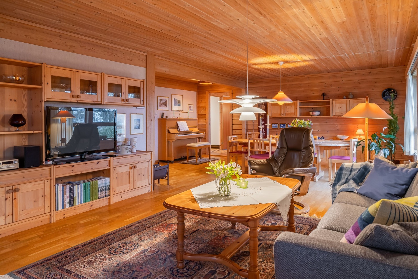 Boligen har TV-løsning fra Telia. Galleribilde