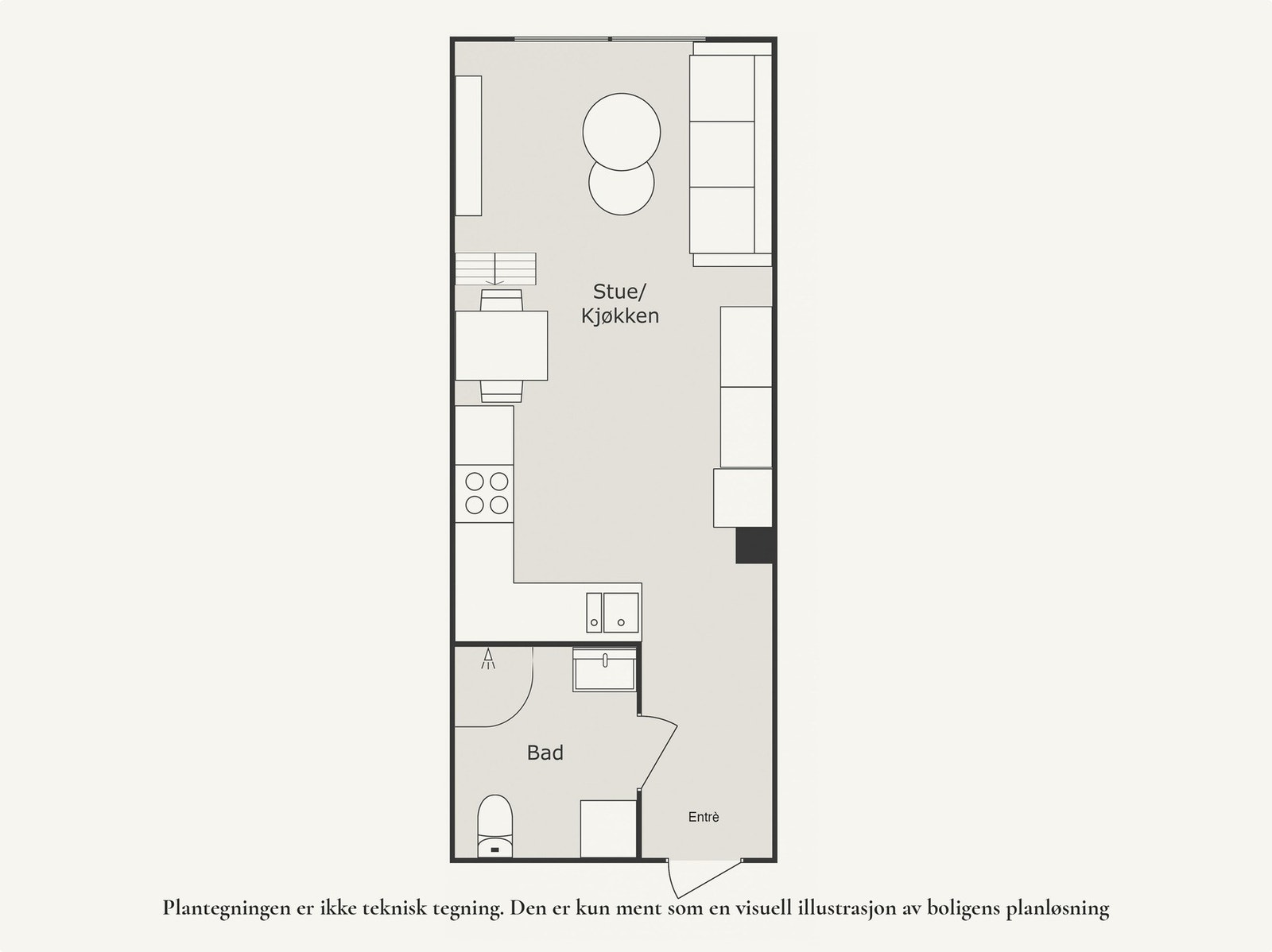 Plantegning hovedplan. Galleribilde