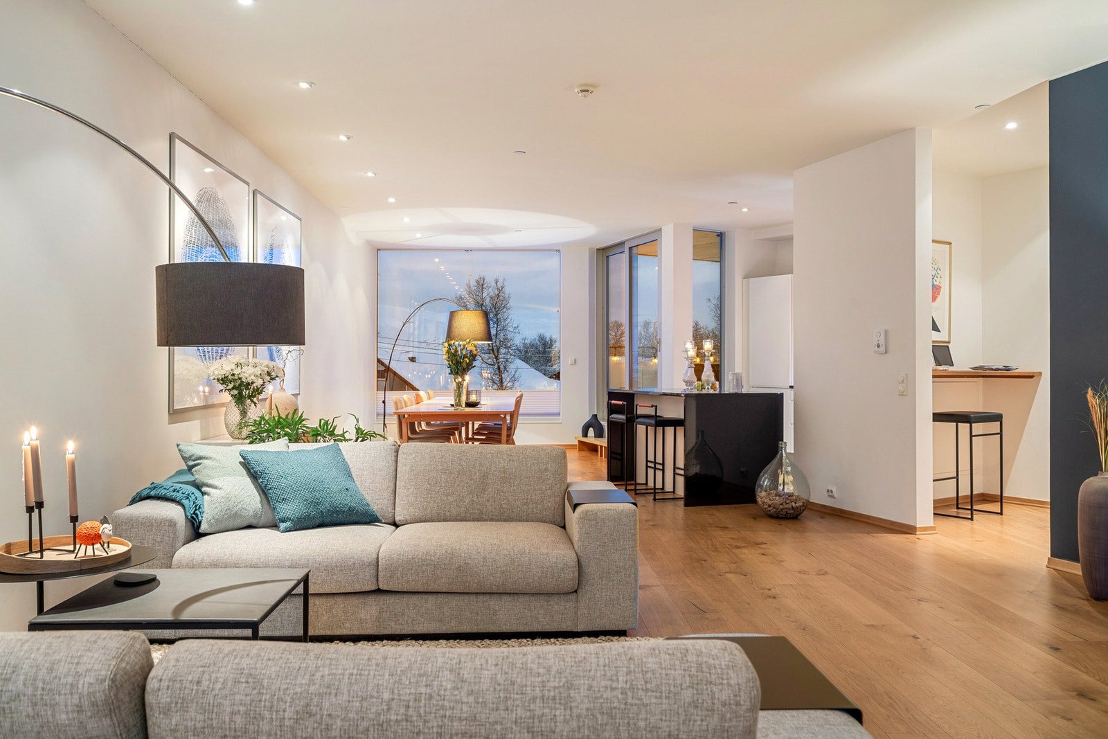 Leiligheten imponerer både i størrelse, uttrykk og planløsning Galleribilde