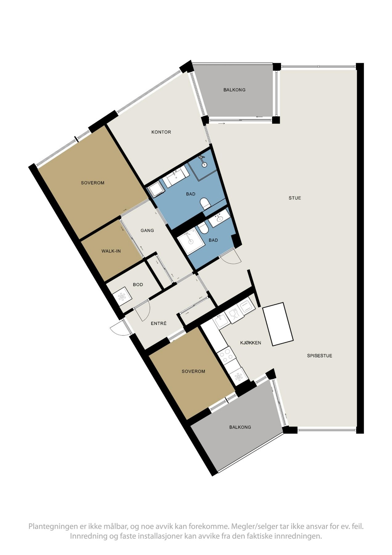 Planskisse Galleribilde