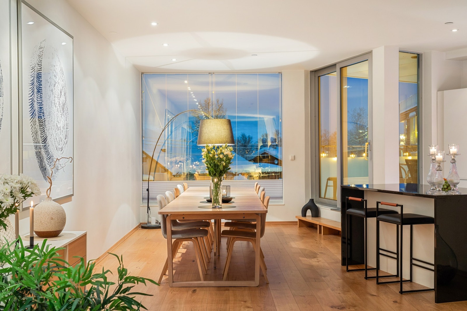 Den er lekker innredet i smakfulle farger. Galleribilde