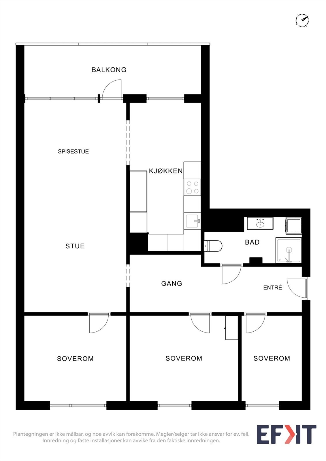 Plantegning Galleribilde