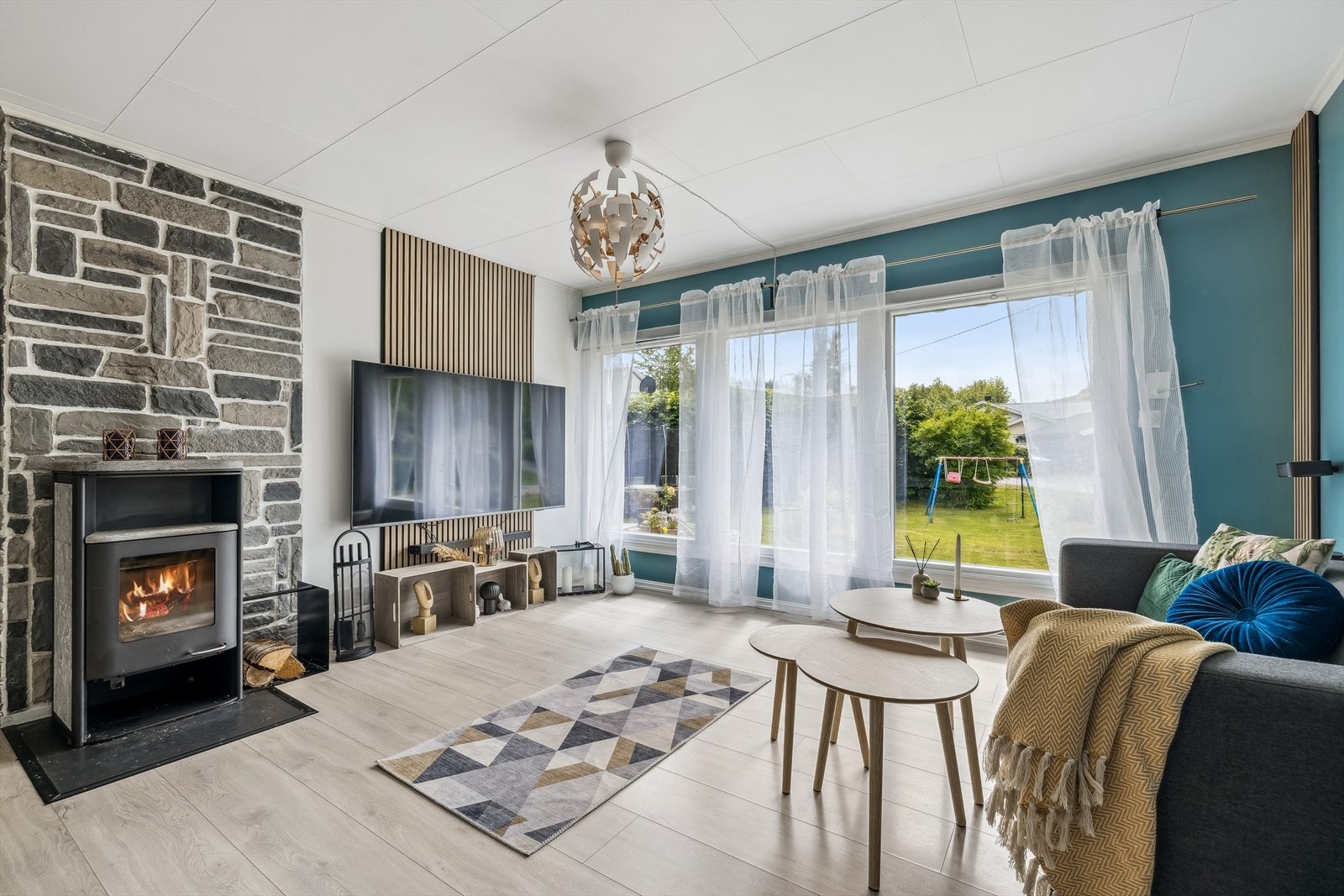 Hyggelig tv-krok Galleribilde