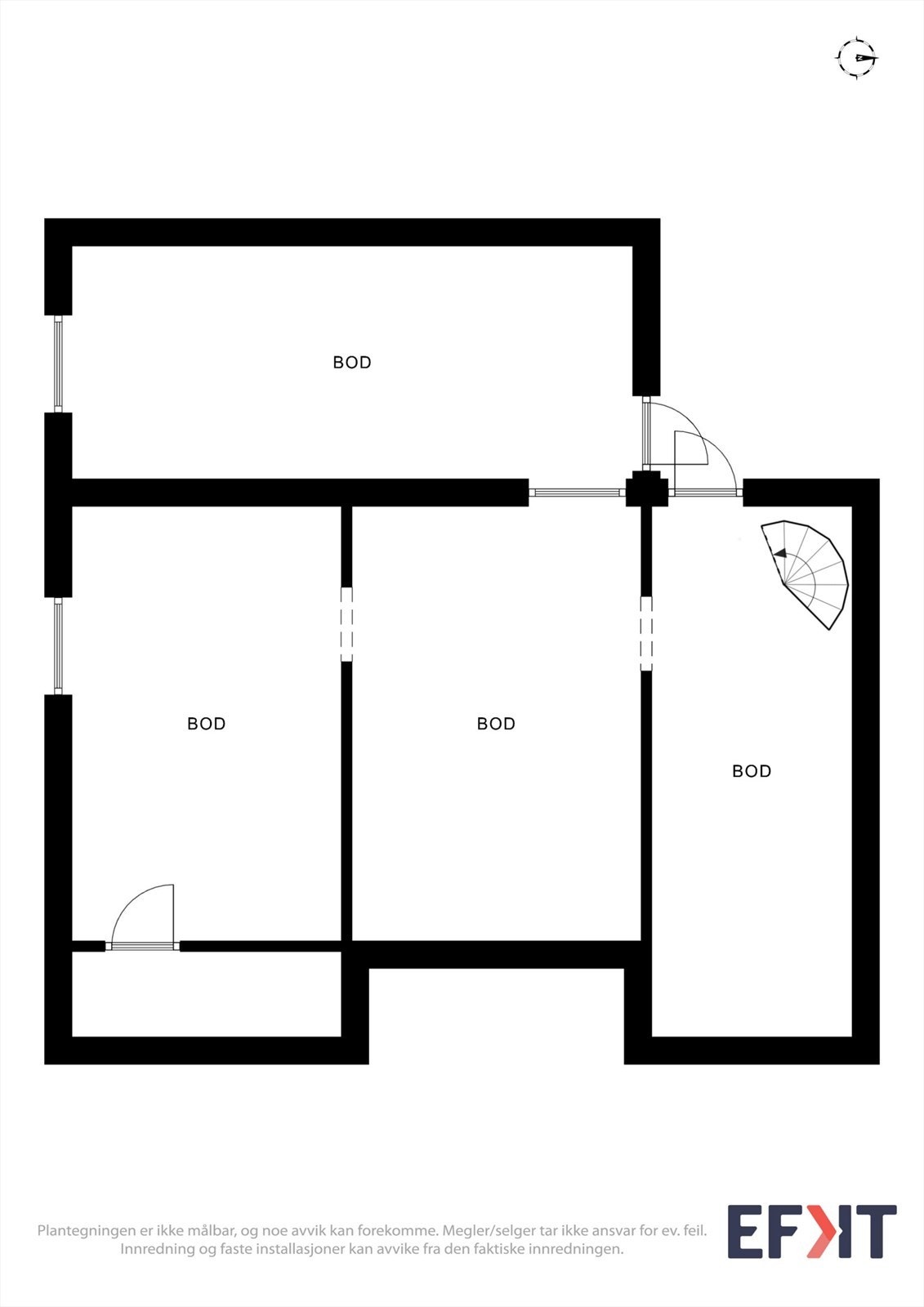 Plantegning kjeller Galleribilde