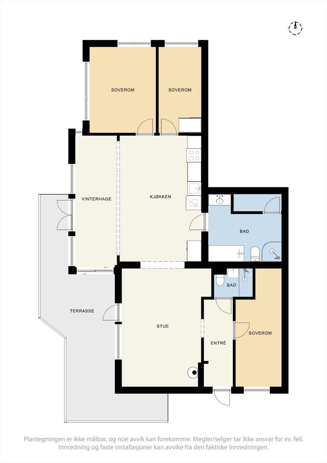 Plantegning Galleribilde