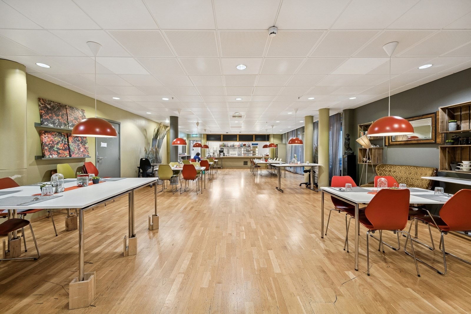 Dette nyter beboerne godt av, det oppleves samlende og sosialt. Galleribilde