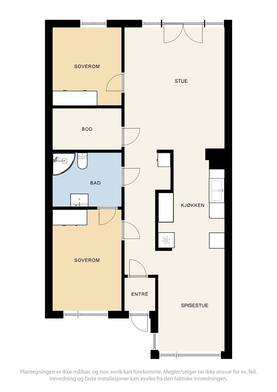 Plantegning. Galleribilde