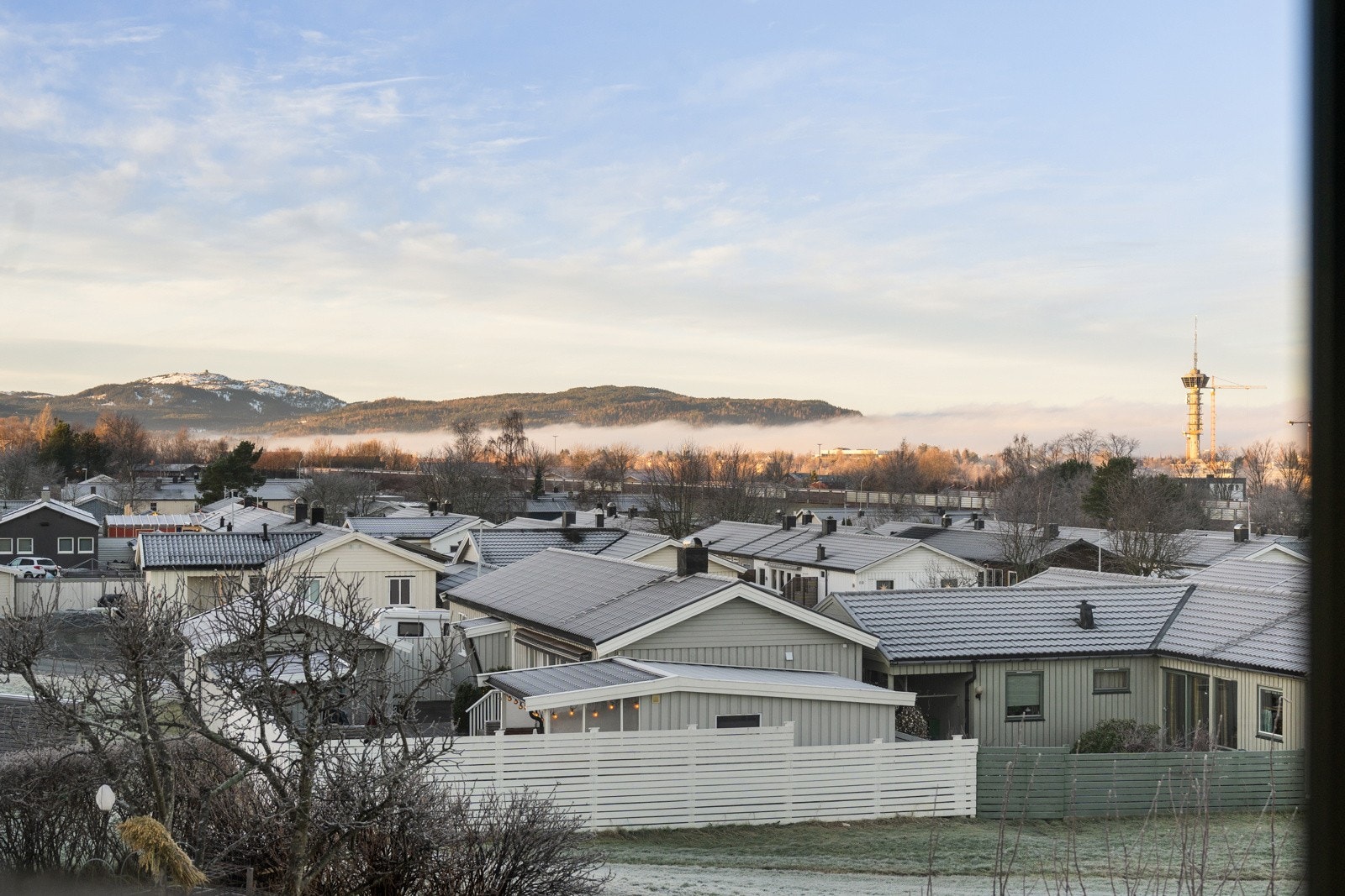 Fra øverste etasje har man en særdeles flott og fri utsikt. Galleribilde