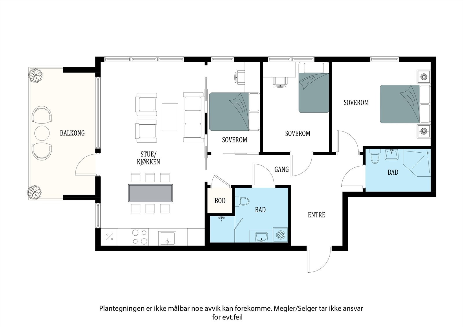 Plantegning Galleribilde