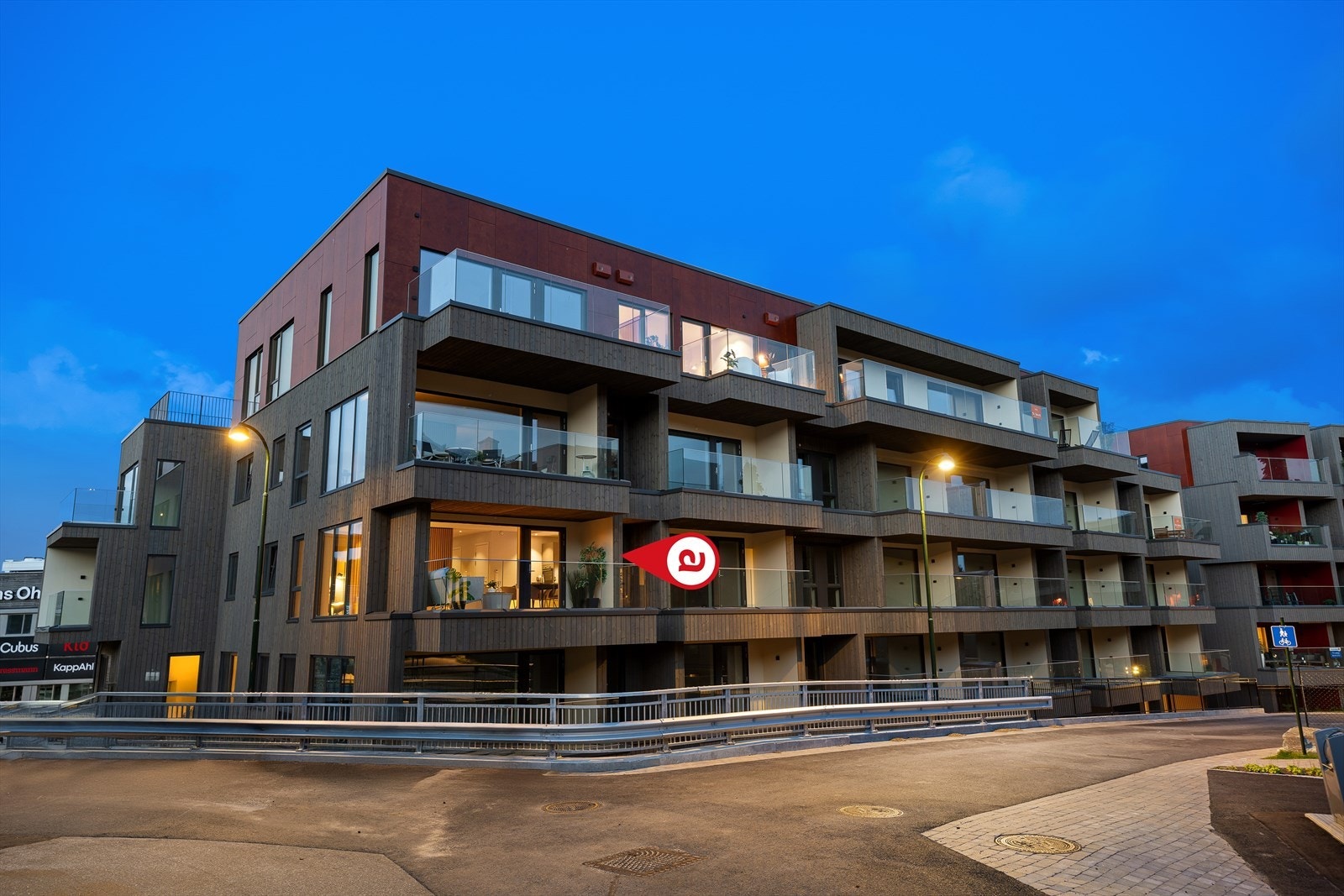 Leilighetene er tegnet av den prisbelønte arkitekten Helen & Hard Galleribilde