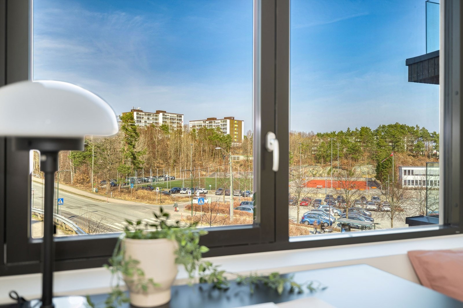 Fin utsikt fra soverommene Galleribilde