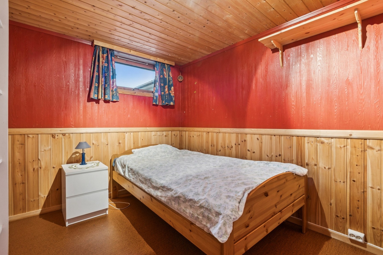 Bod som i dag blir brukt som soverom, ikke godkjent hos Fauske kommune. Galleribilde