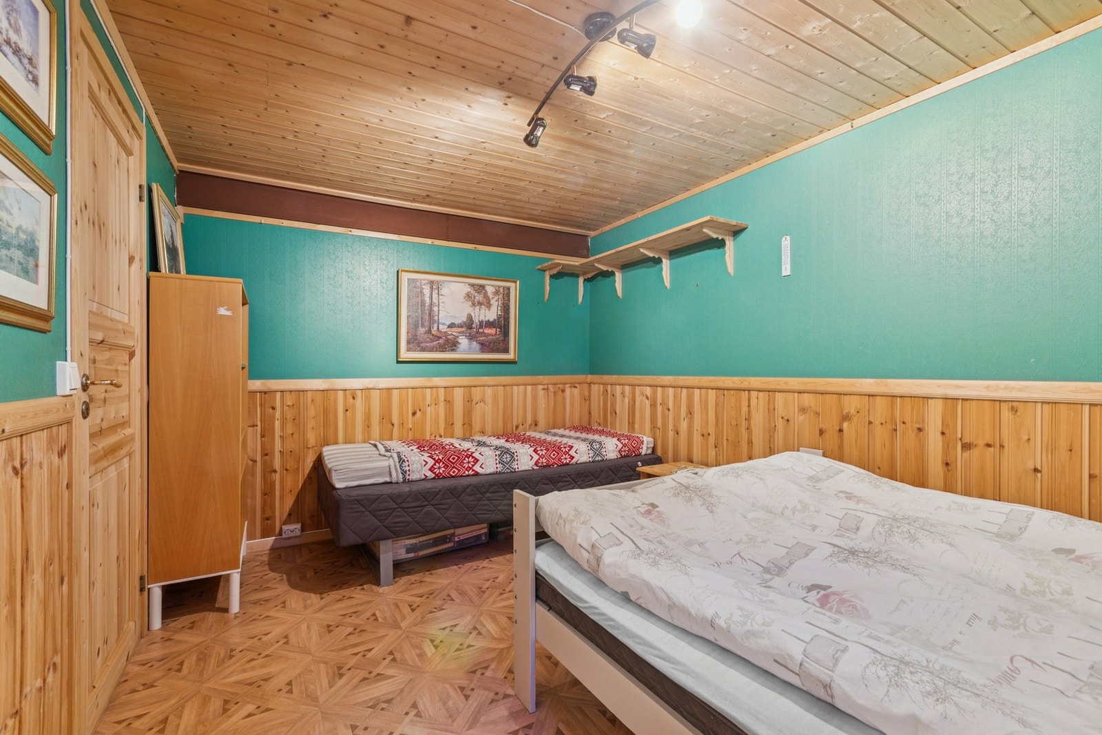 Bod som i dag blir brukt som soverom, ikke godkjent hos Fauske kommune. Galleribilde