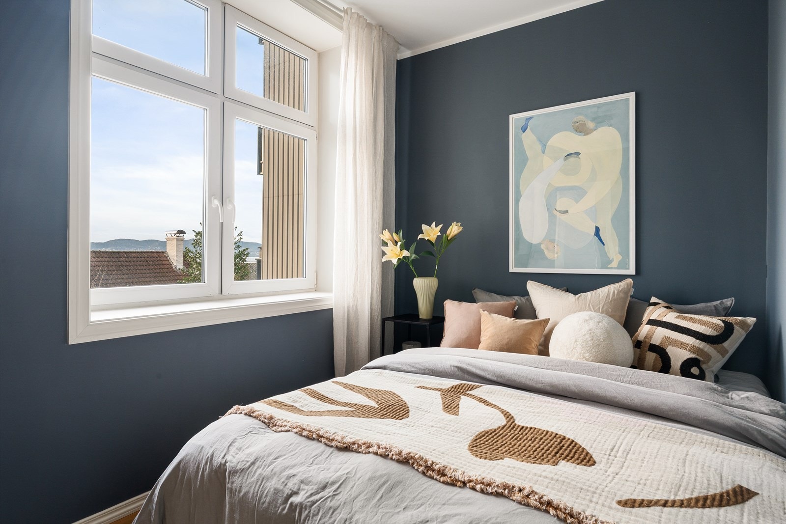 Hovedsoverom: Rolig beliggenhet og fin utsikt. Galleribilde