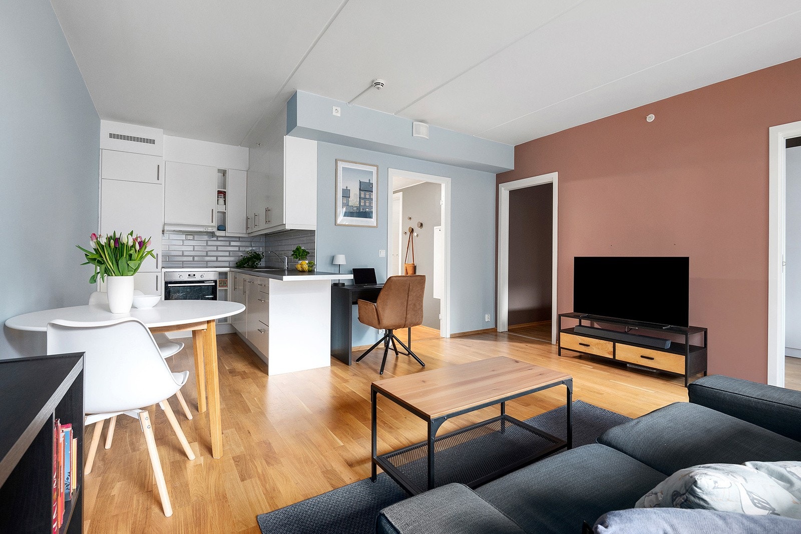 God takhøyde som gir god romfølelse. Velkommen til visning i Turbinveien 17! Galleribilde