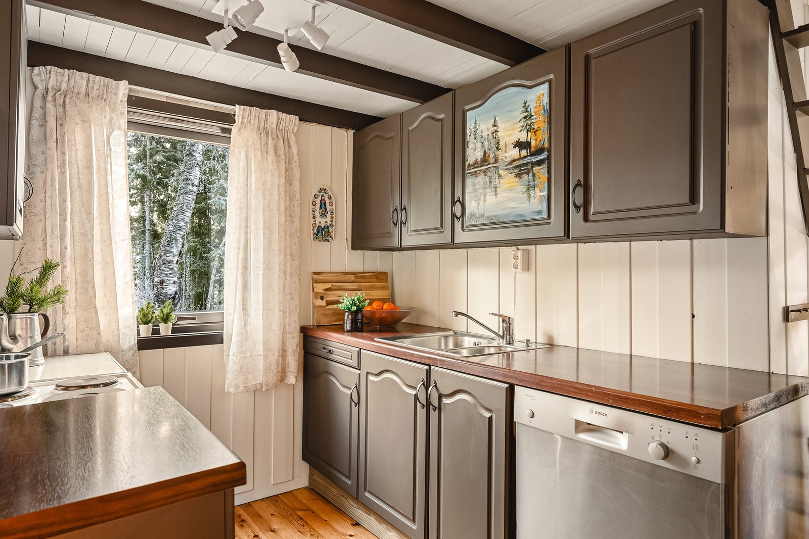 Kjøkkenet måler 4,3 m². Galleribilde