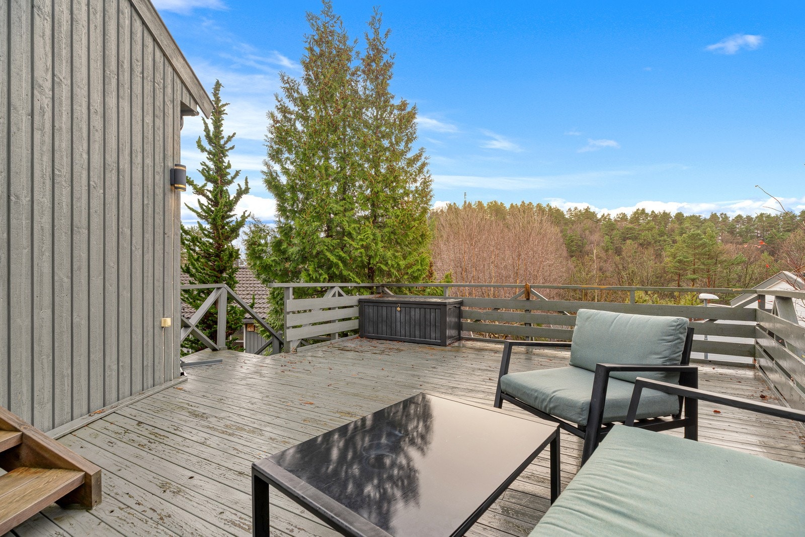 Terrasse ut fra stuen Galleribilde