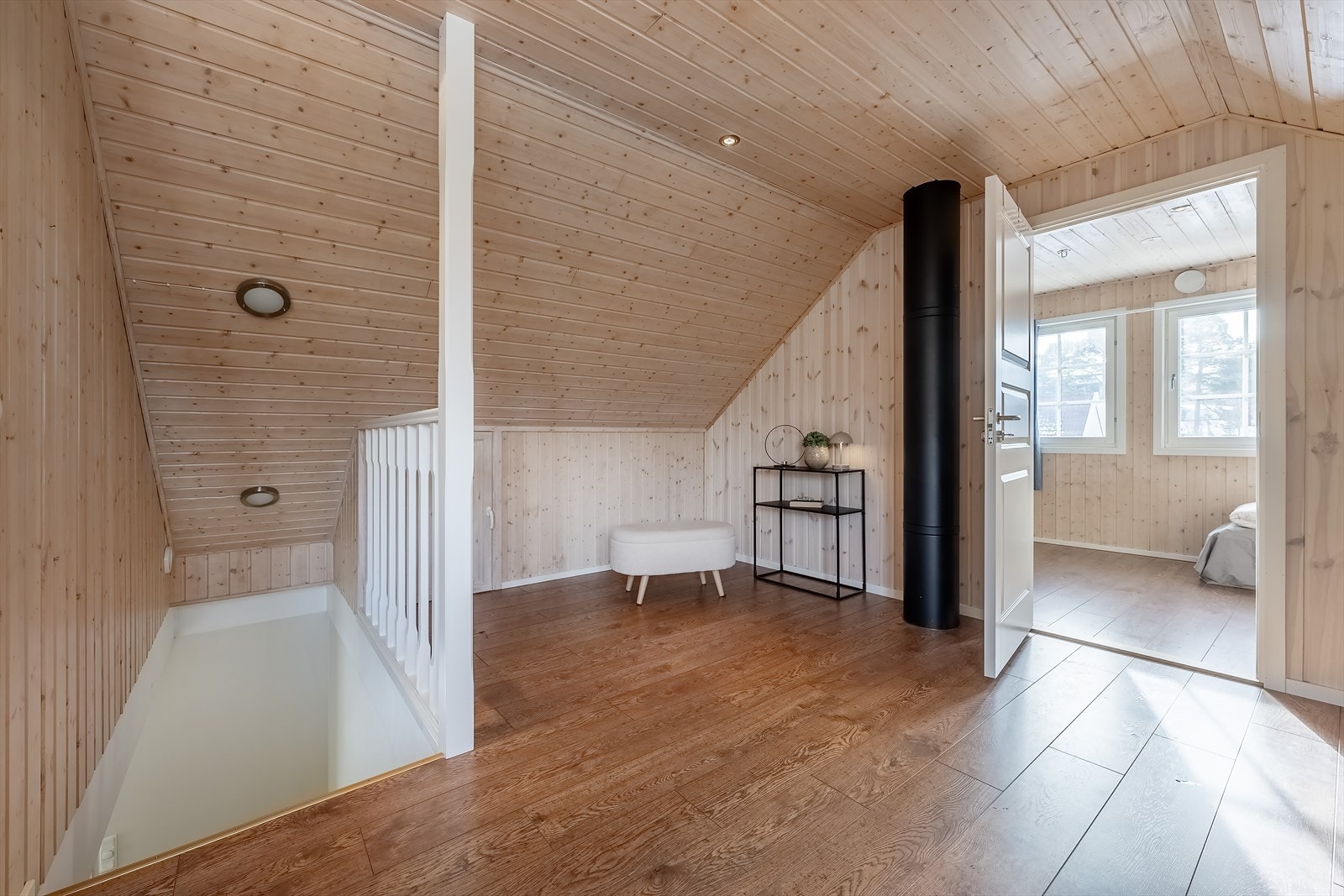 Loftstua har også plass for en leke- eller kontorkrok Galleribilde