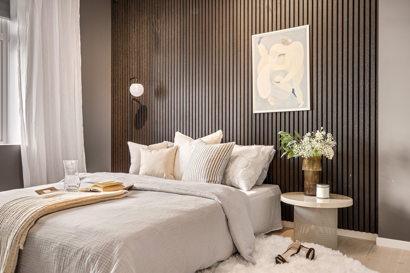 Lekker spilevegg på hovedsoverommet. Galleribilde