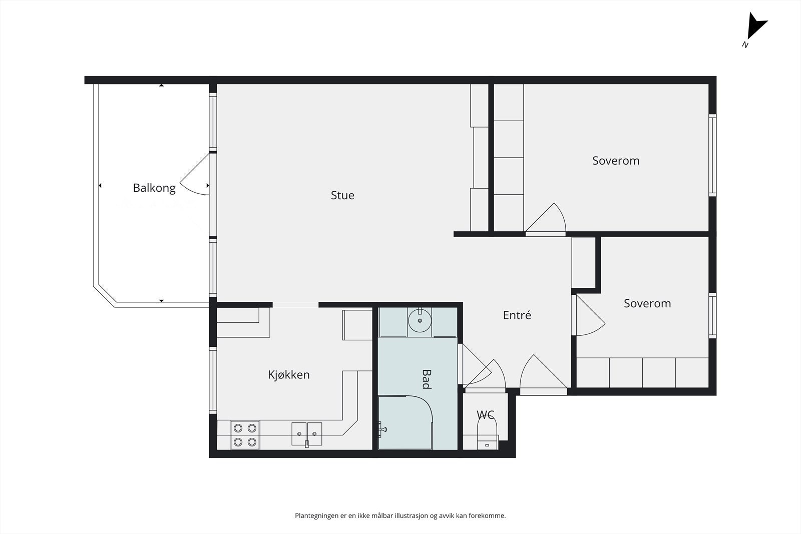 Plantegning Galleribilde
