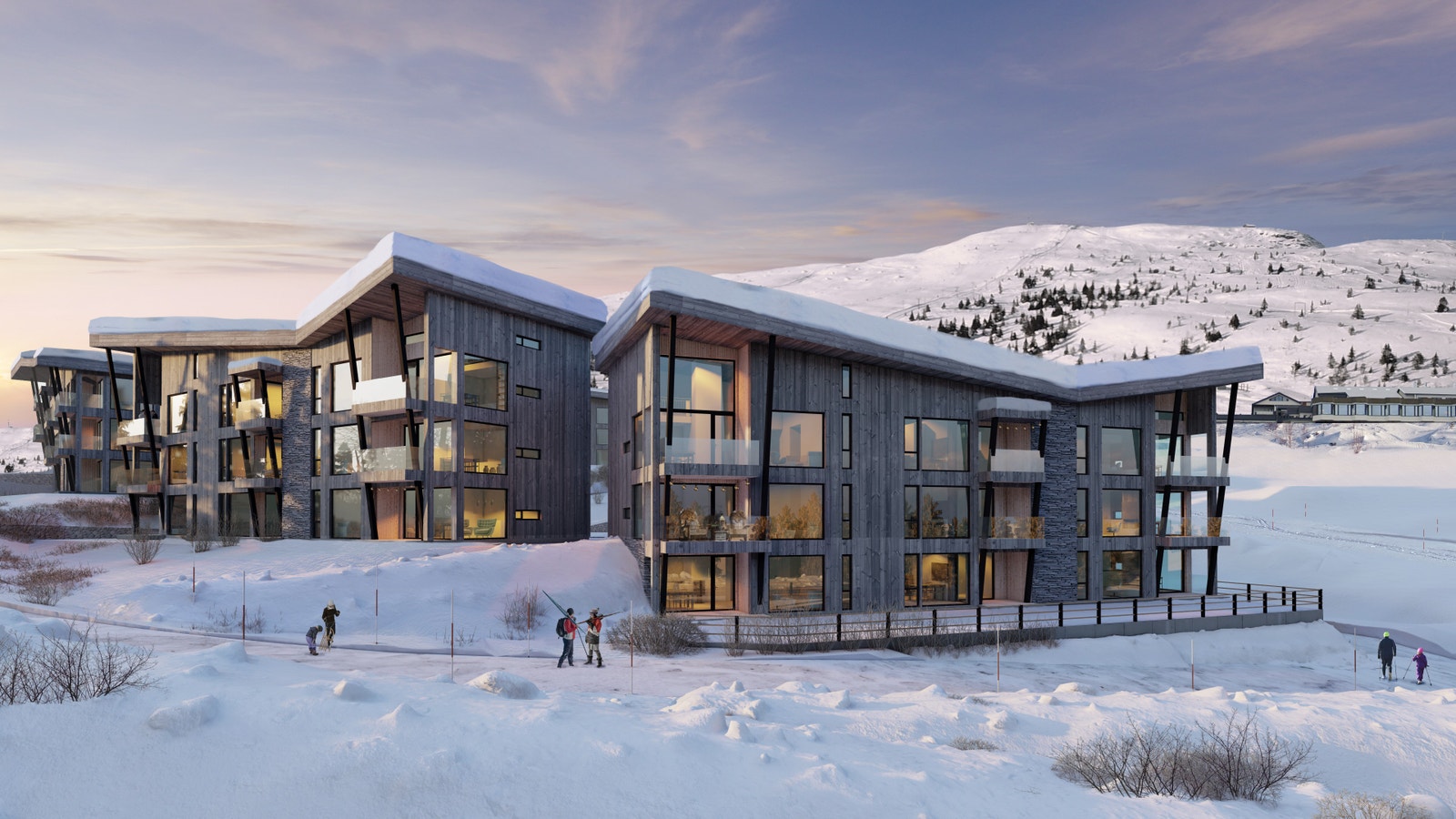 Skisse/forslag - tegnet av selger. Galleribilde