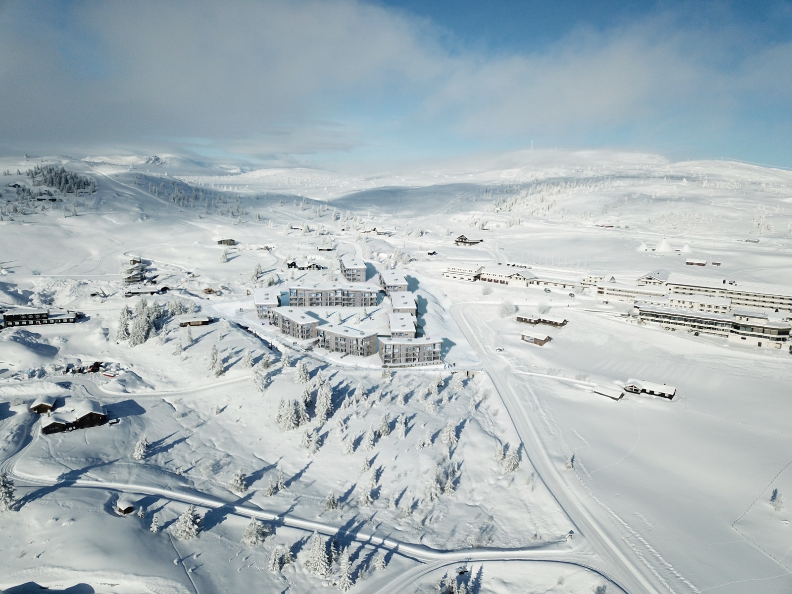 Skisse/forslag - tegnet av selger. Galleribilde