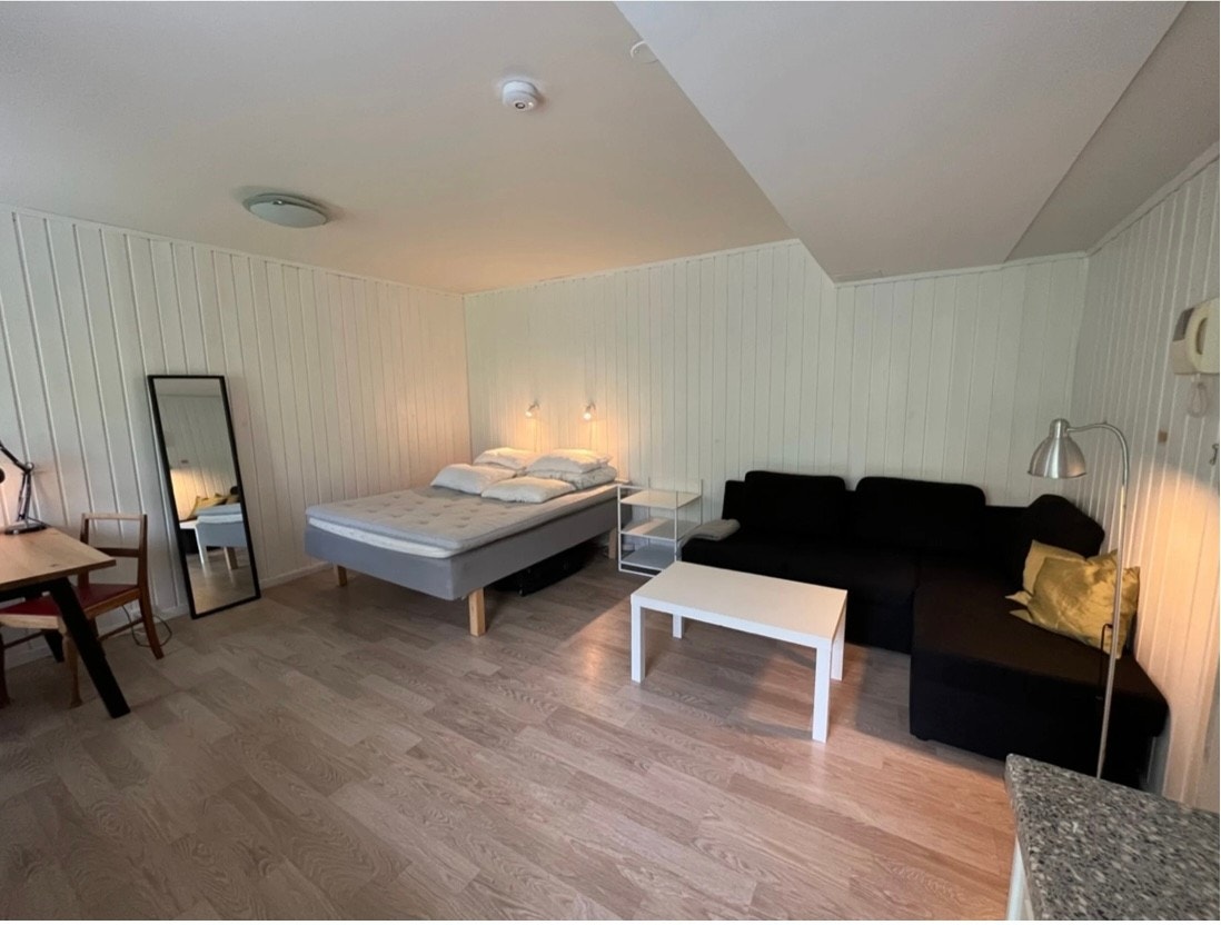 Borettslaget har gjestehybel som beboerene kan leie. 300kr per døgn for gjestehybel, og 500kr per døgn for fellesrom. Booking av hybel/fellesareal via Vibbo. Galleribilde