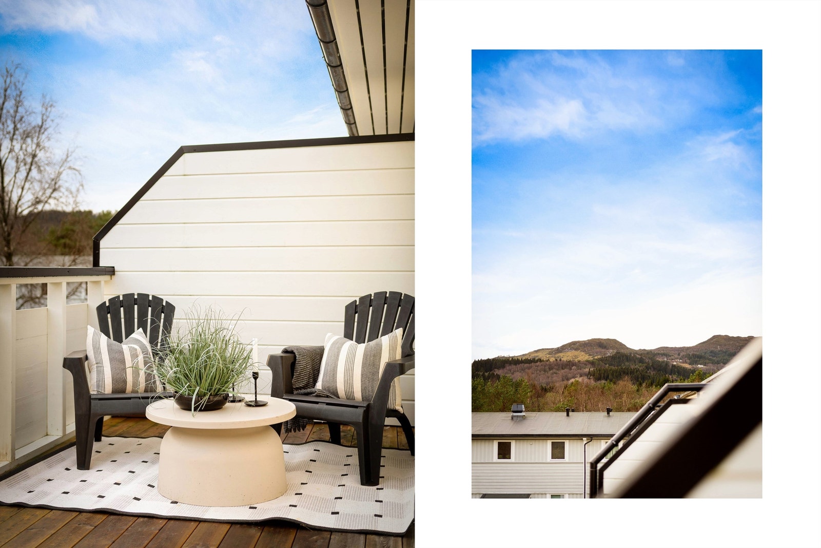 Som topp- og endeleilighet har men en utmerket beliggenhet i bygget. Dette sørger også for en flott utsikt og ingen innsyn. Foto: Stian Inderhaug. Galleribilde