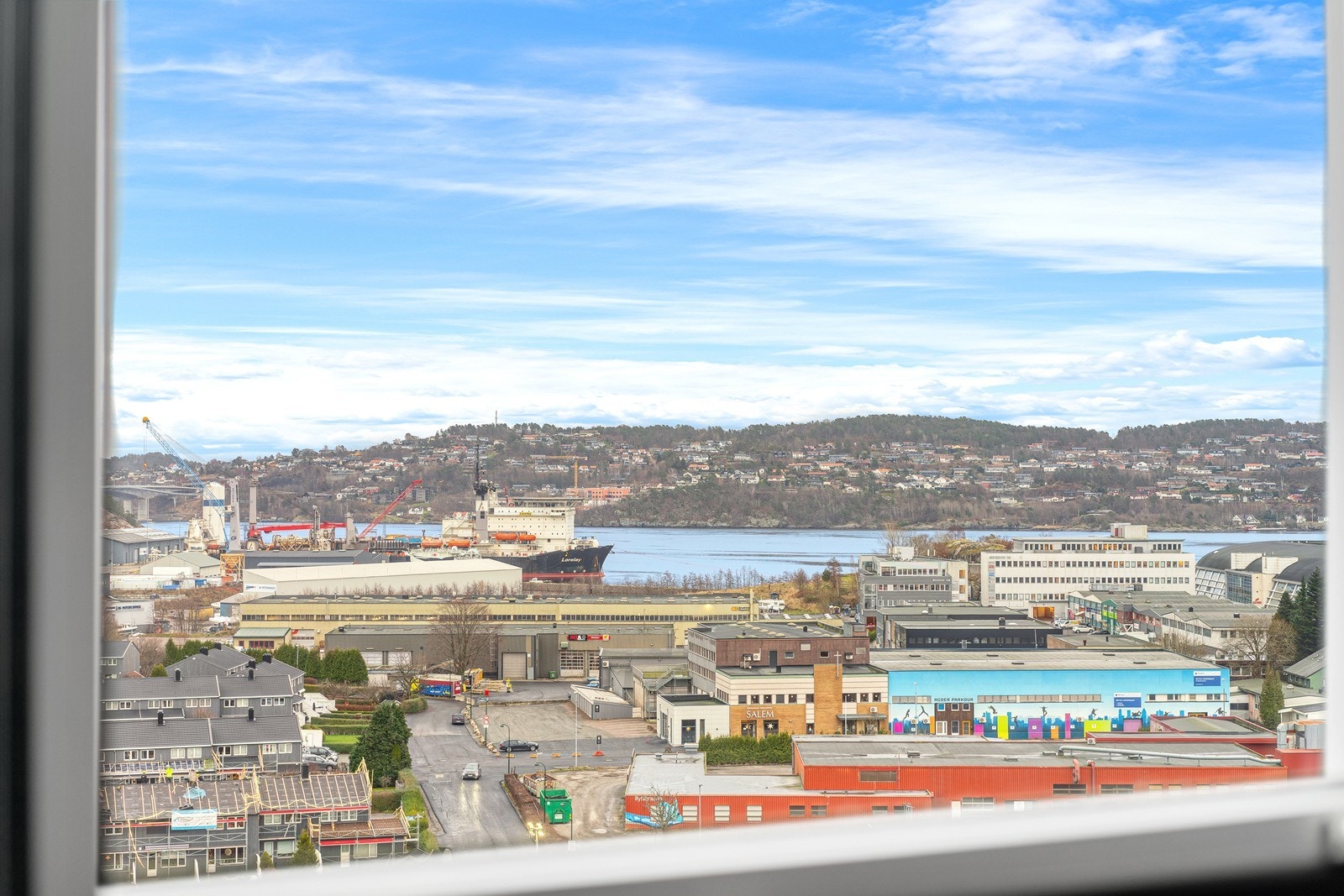 Utsikt fra soveromsvinduet Galleribilde