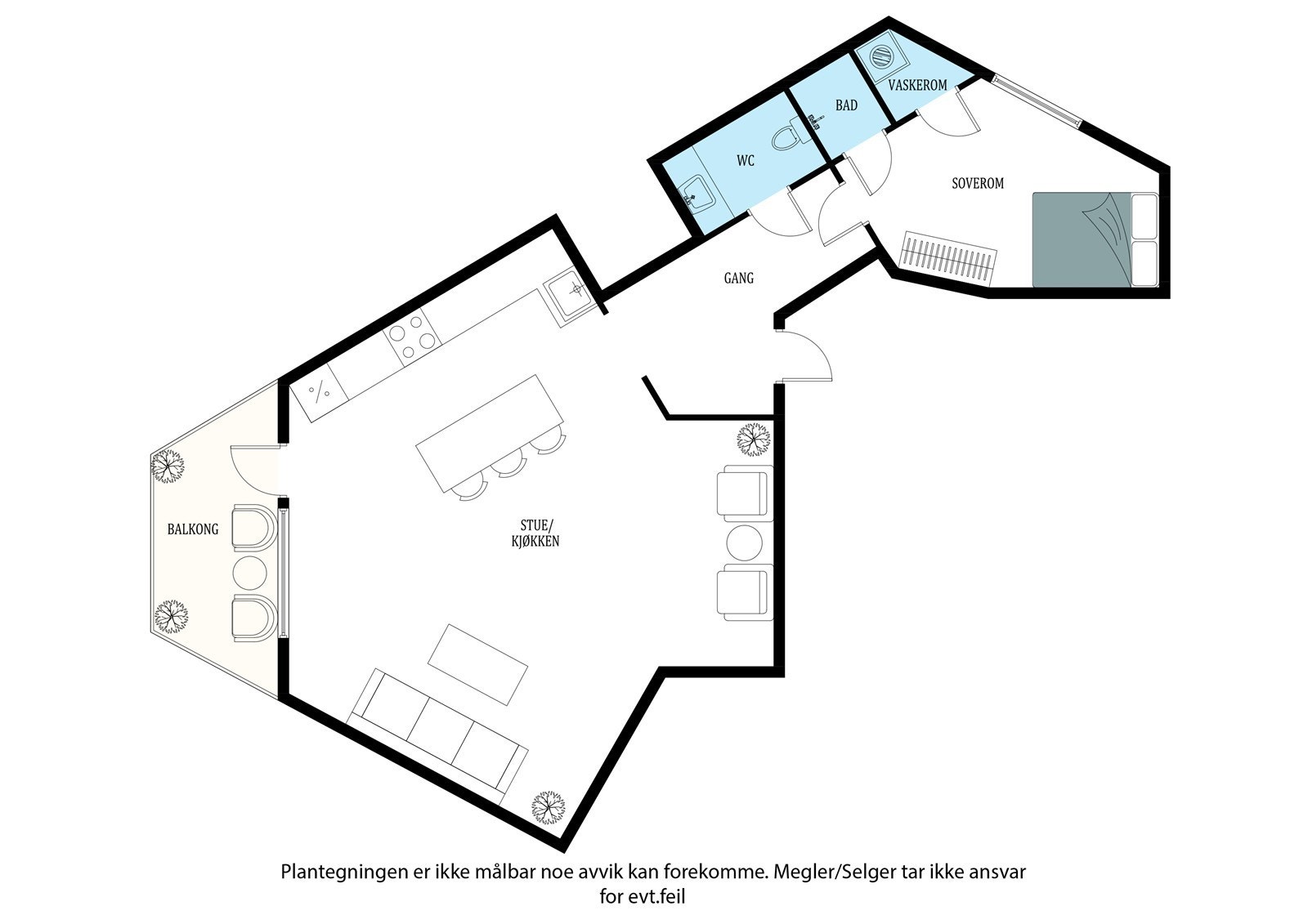 Fullstendig plantegning Galleribilde