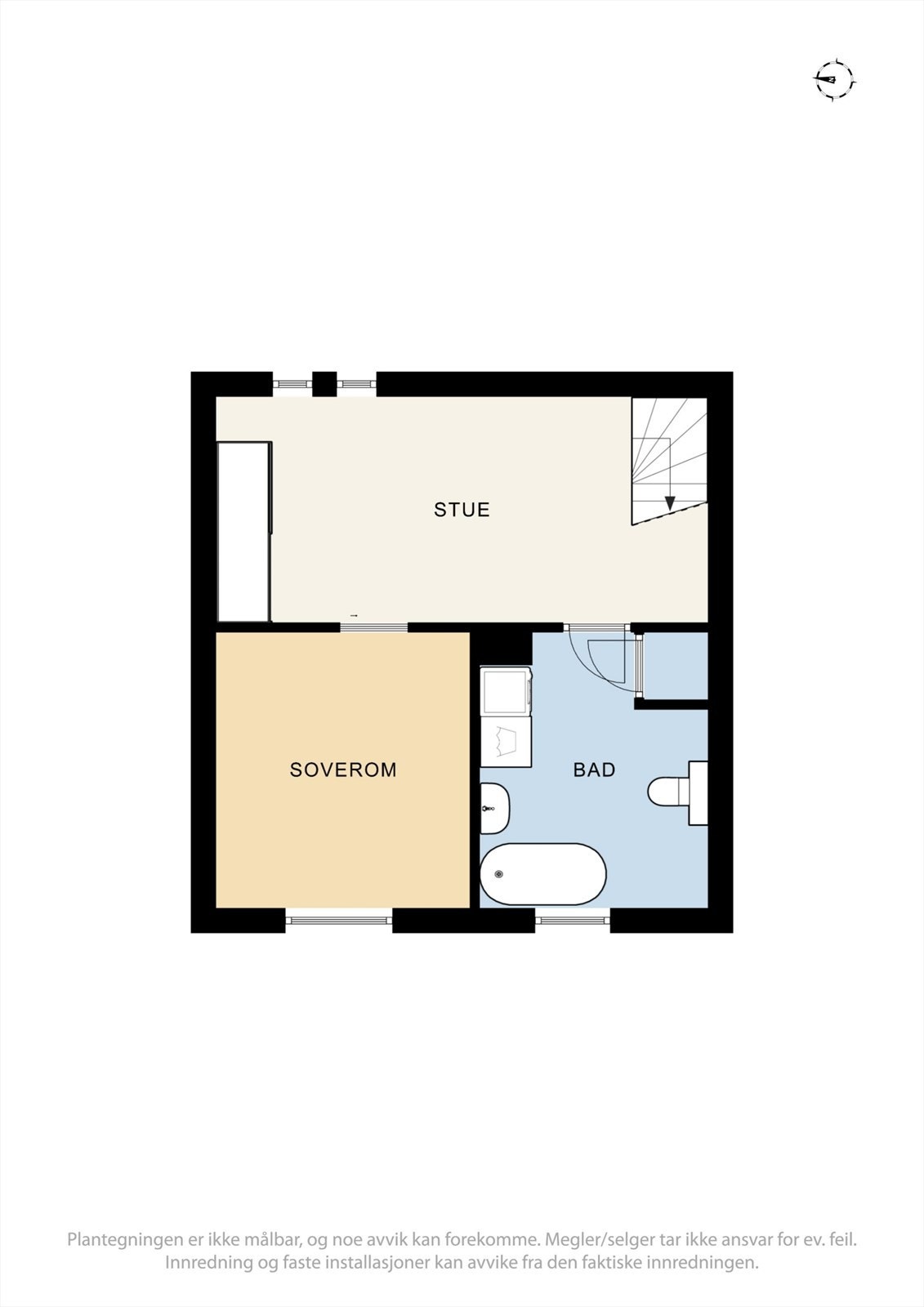 Plantegning underetasje Galleribilde