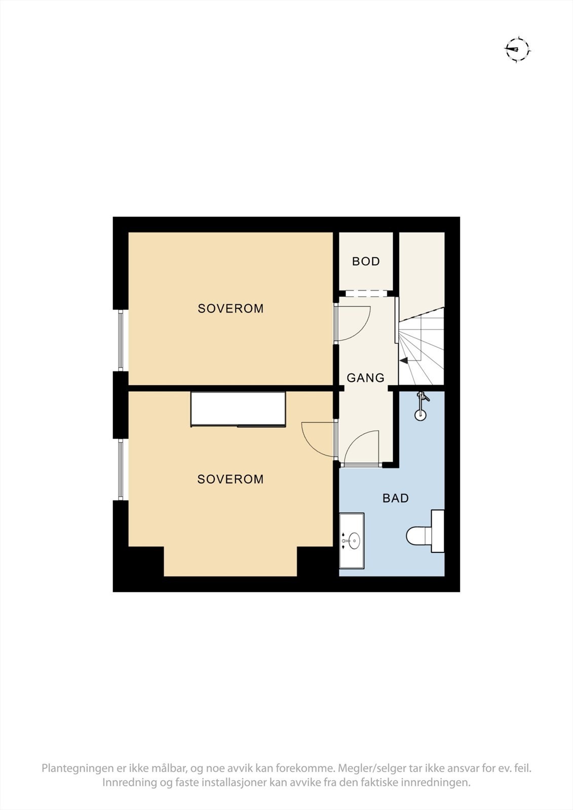 Plantegning 2.etasje Galleribilde