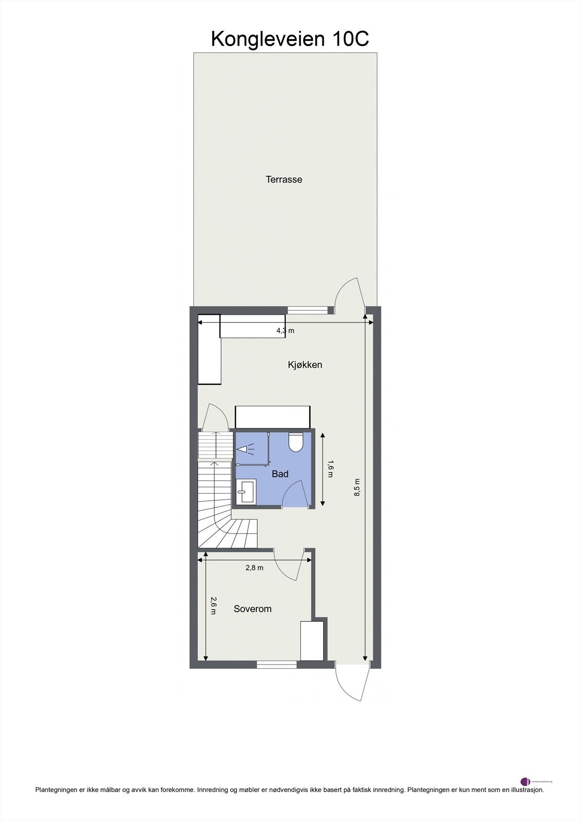 Plantegning - 1. etasje Galleribilde