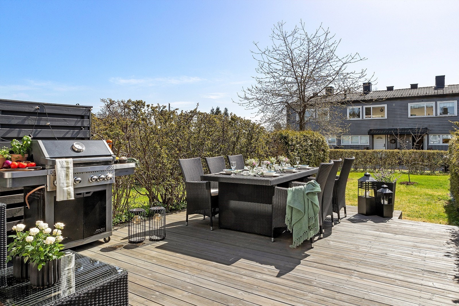 Markterrassen kan deles inn i ulike soner og innredes deretter Galleribilde