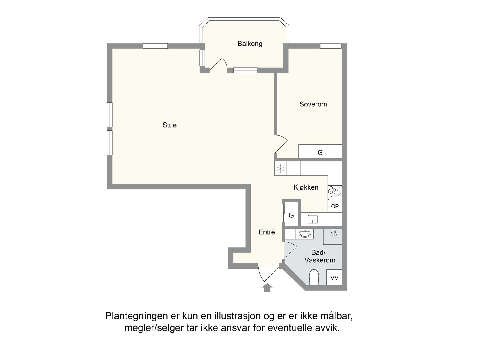 Plantegning Galleribilde