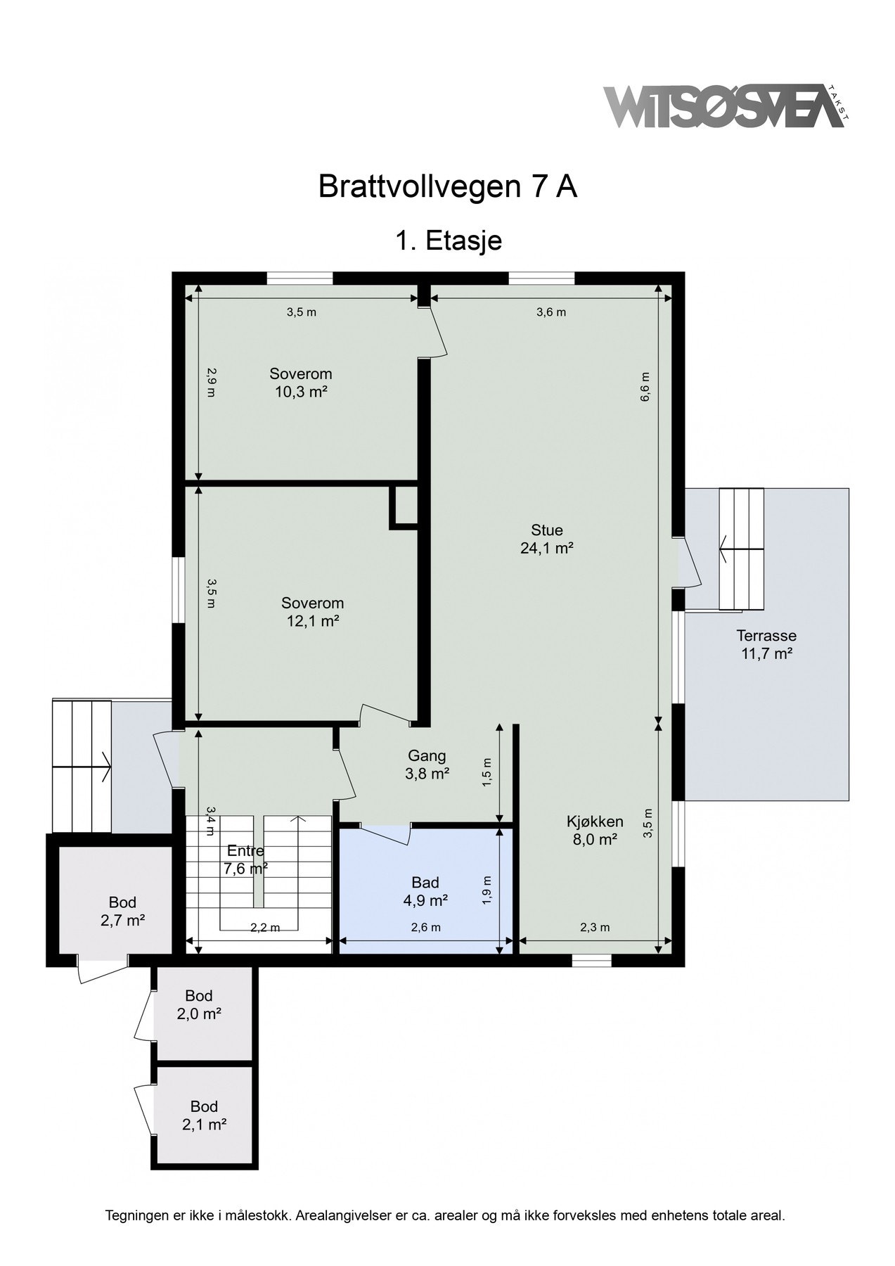 Plantegning 1.Etasje Galleribilde