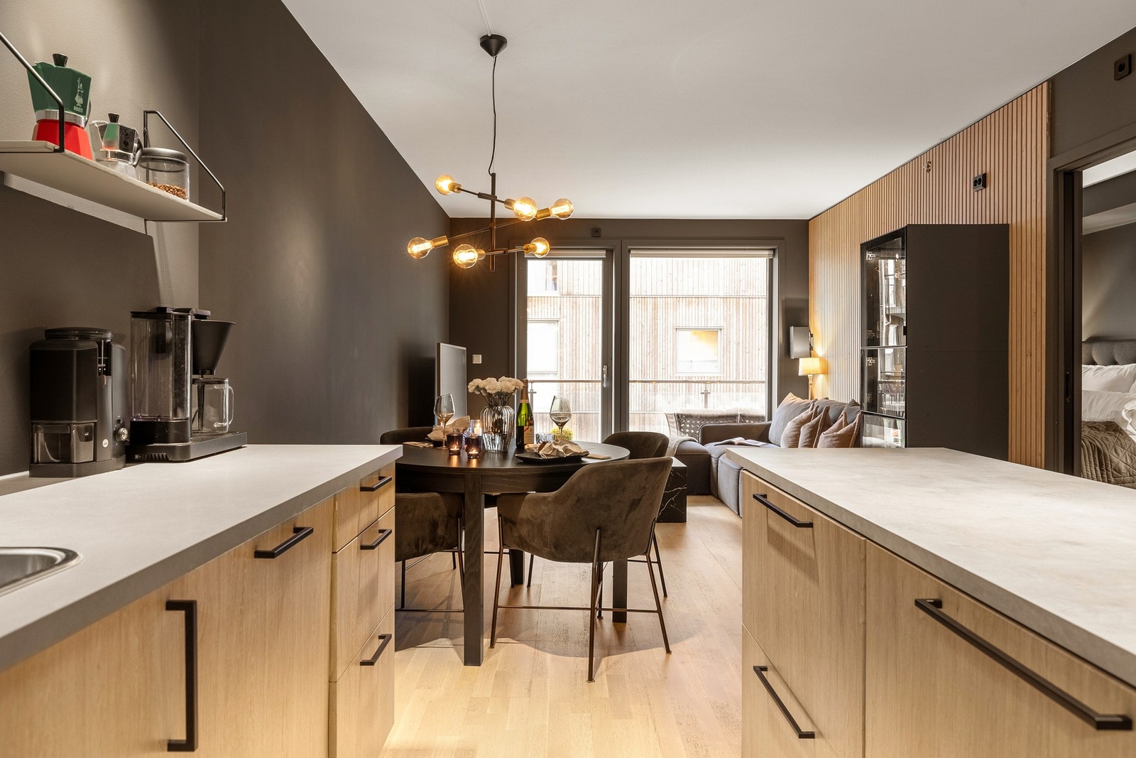 Leiligheten har Pljed smartstyring. Galleribilde