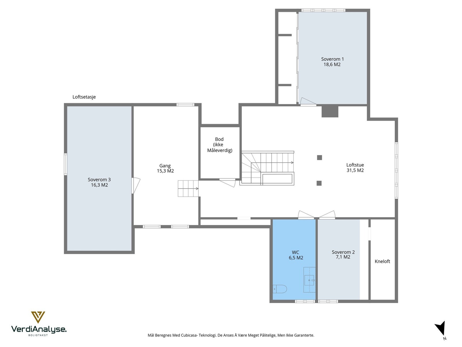 Loftsetasje. Galleribilde