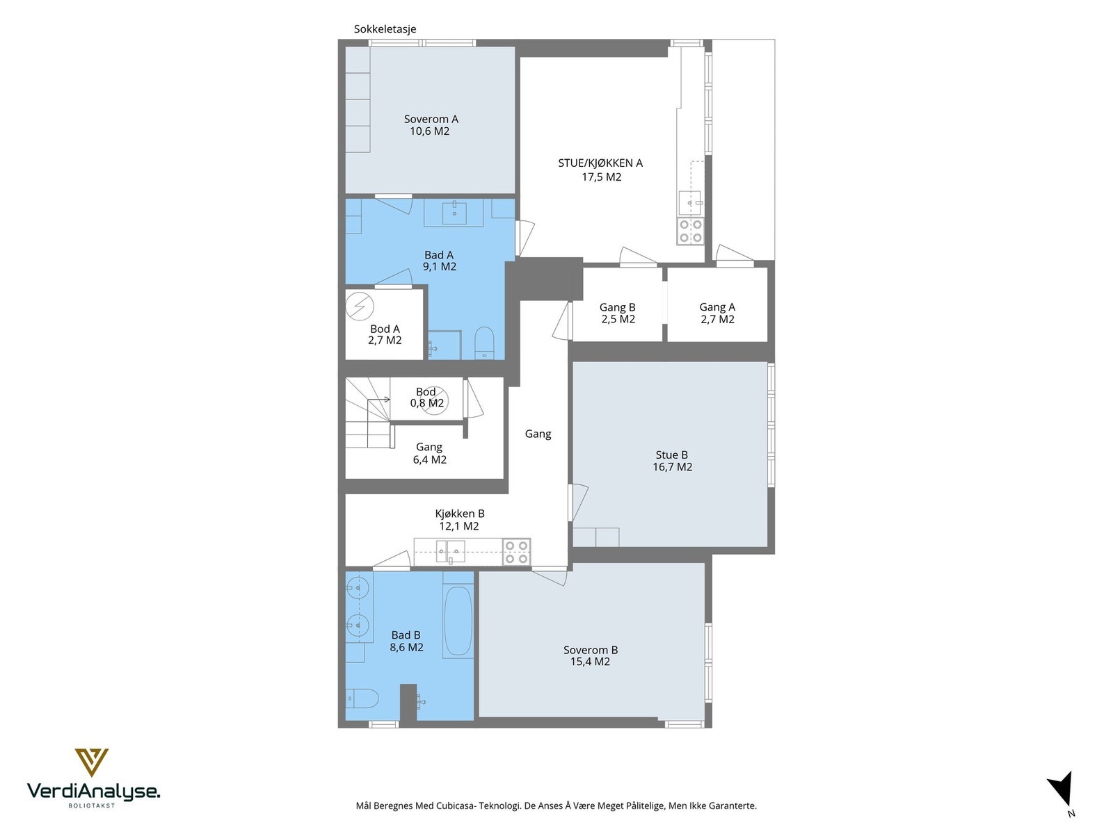 Sokkeletasje. Galleribilde