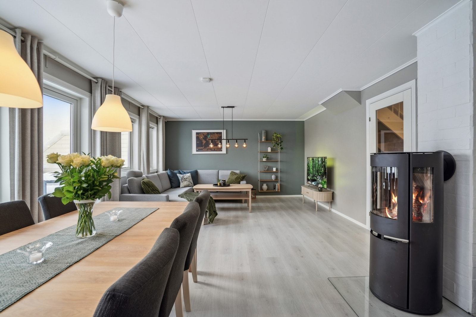 Vedovnen sørger for både varme og hygge. Galleribilde