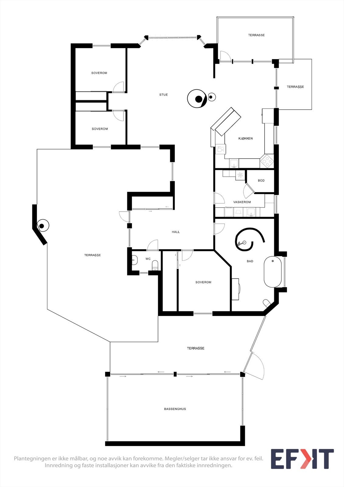 Plantegning Galleribilde