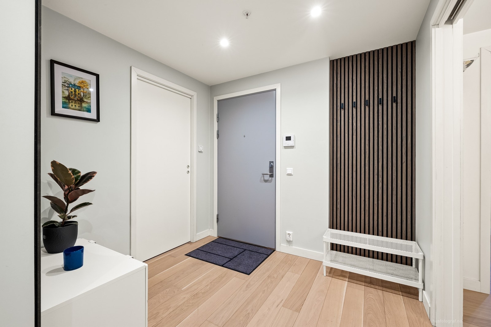 Entré/gang med dørcallinganlegg som har åpnerfunksjon Galleribilde