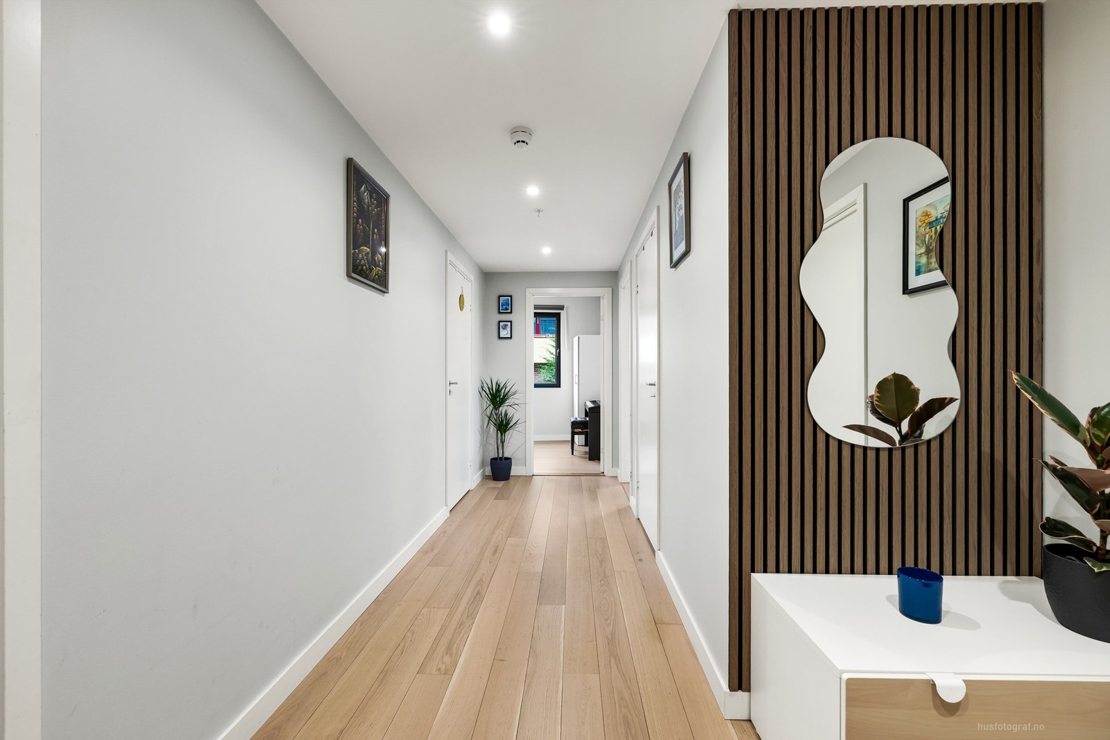 Entré/gang med akustikkpanel fra 2025 Galleribilde