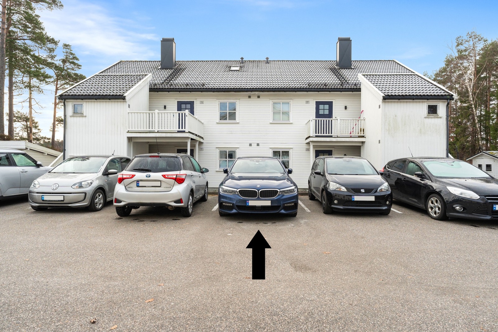 Parkeringsplass tilhører Galleribilde