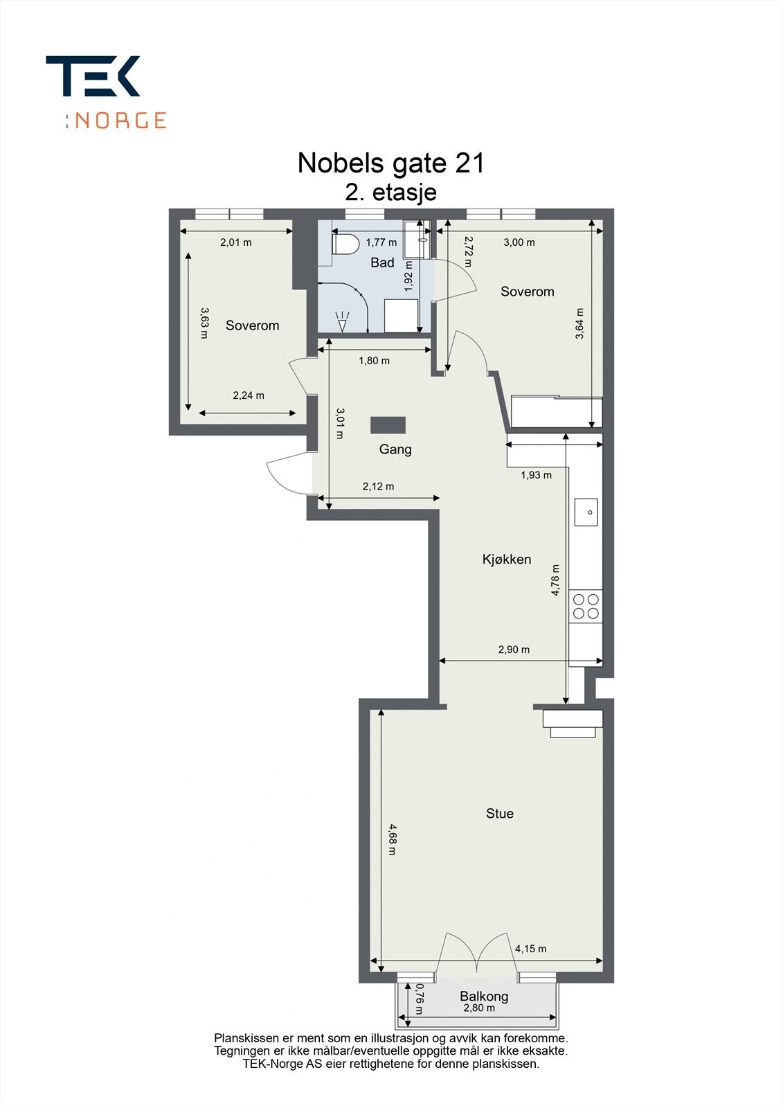 Plantegning. Galleribilde