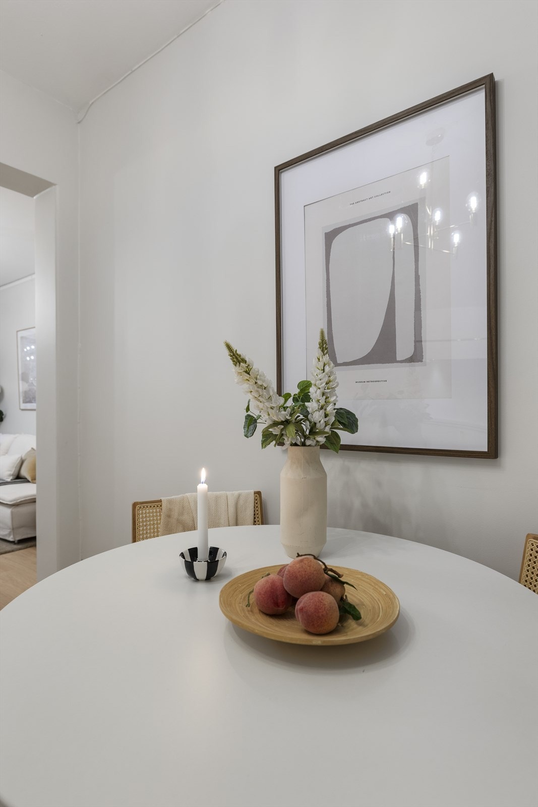 Her er det enkelt å plassere et kjøkkenbord eller spisebord. Galleribilde